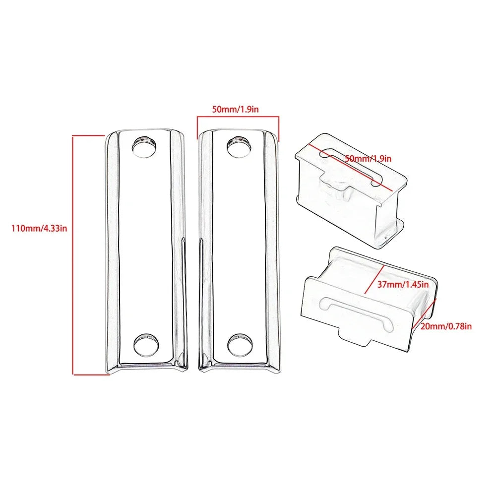 Supports de silencieux pour Harley Touring - vue 2