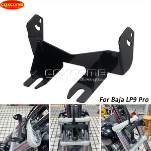 Support de fixation en acier noir pour phare additionnel Baja Designs LP9 sur Harley-Davidson - vue 2