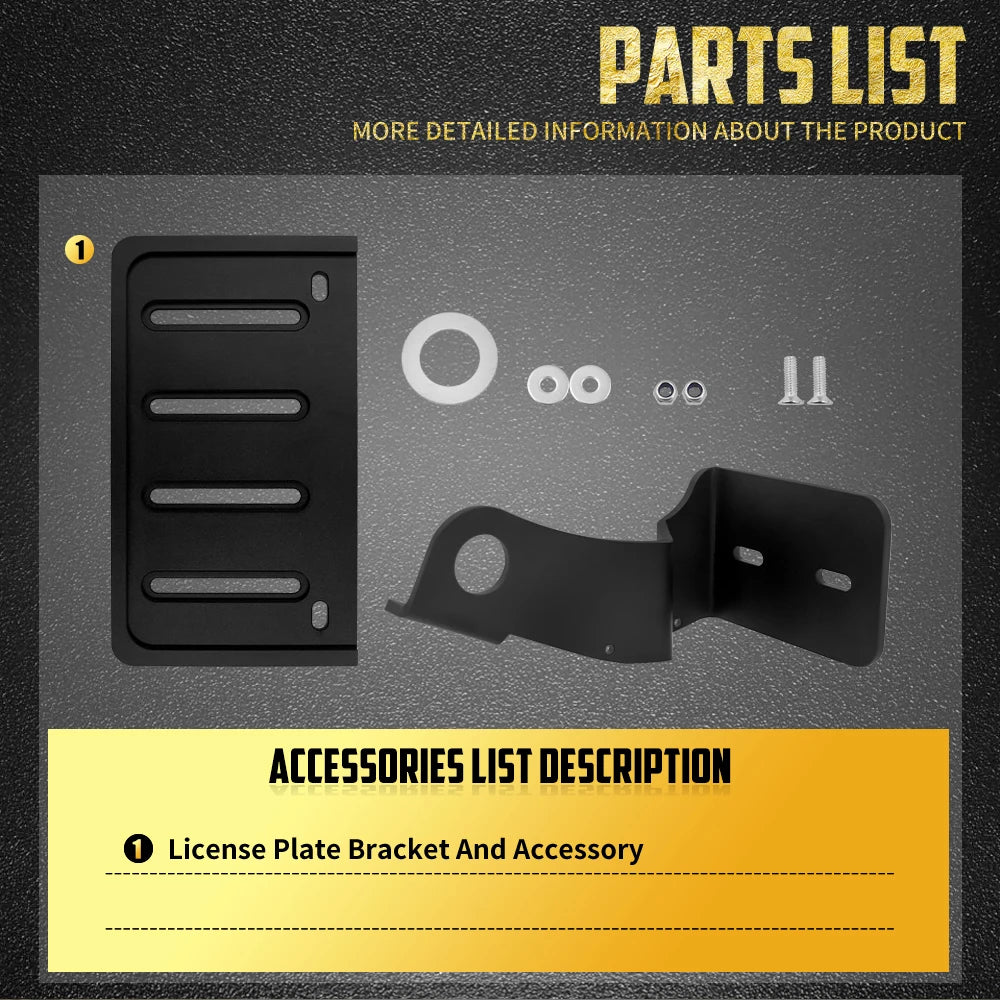Support de Plaque d'Immatriculation Latéral Renforcé - Harley-Davidson Nightster RH975/S 2022 et plus récent – photo 5/7