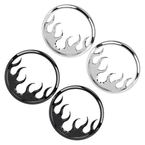 Caches de haut-parleurs motif flammes en ABS pour Harley-Davidson Electra Glide, Street Glide et Trike 2014-2022 - vue 5