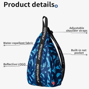 Sac à dos porte-casque vert armée pour moto - vue 5