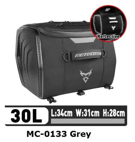 Sac de selle gris Motocentric pour moto - vue 7