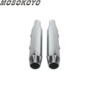 Silencieux slip-on chromés pour Harley Sportster 2014-2016 - vue 4