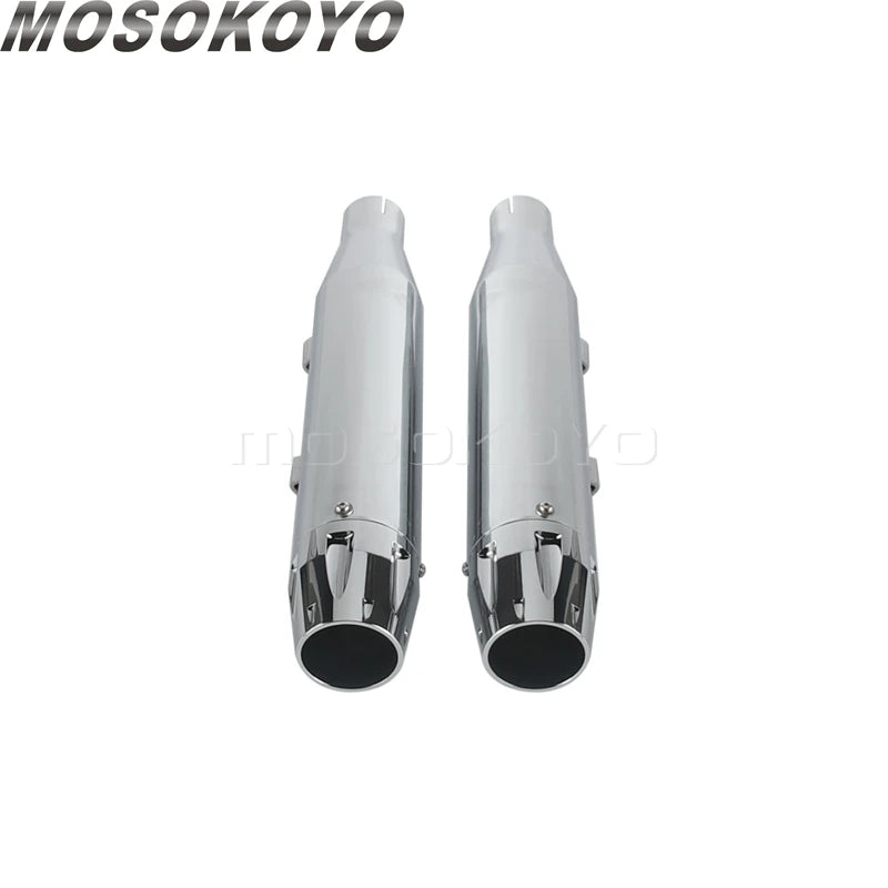 Silencieux slip-on chromés pour Harley Sportster 2014-2016 - vue 4