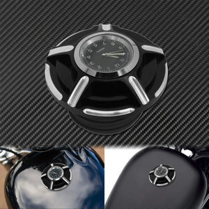 Bouchon de Réservoir avec Horloge Intégrée - Harley-Davidson Sportster, Dyna, Softail, Touring – photo 8/9