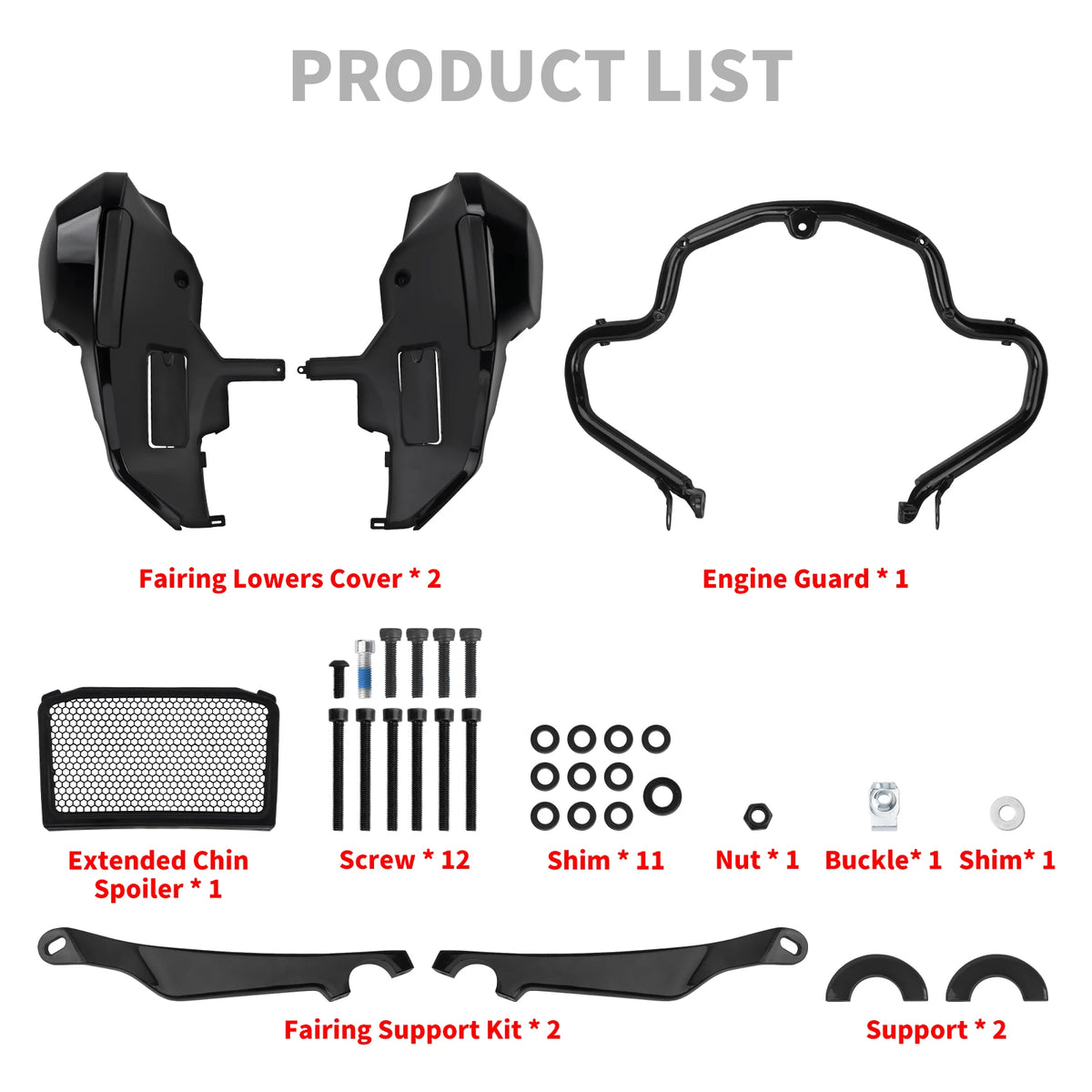 Kit Bas de Carénage + Support de Cadre Renforcé - Harley-Davidson Touring FLHX/FLTRX 2023-2026 – photo 9/13