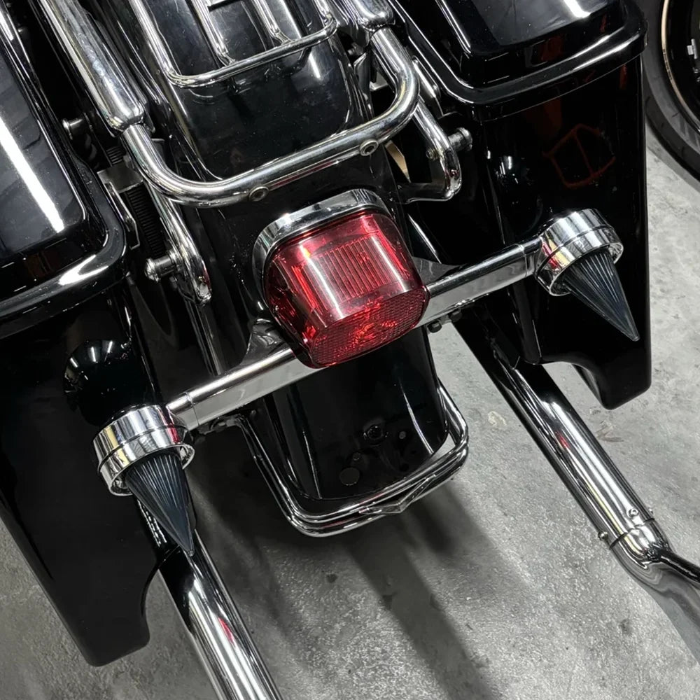 Cabochons pointe de clignotants pour Harley Touring - vue 2