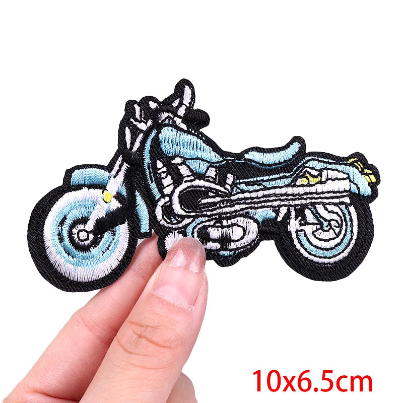 Écusson brodé biker thermocollant - vue 22