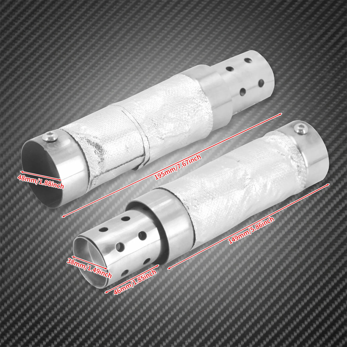 Chicanes silencieuses Shortshots pour Harley Sportster - vue 5