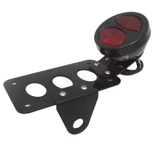 Feu arrière stop LED avec support de plaque latéral pour moto Harley Sportster, Bobber et Chopper - vue 3