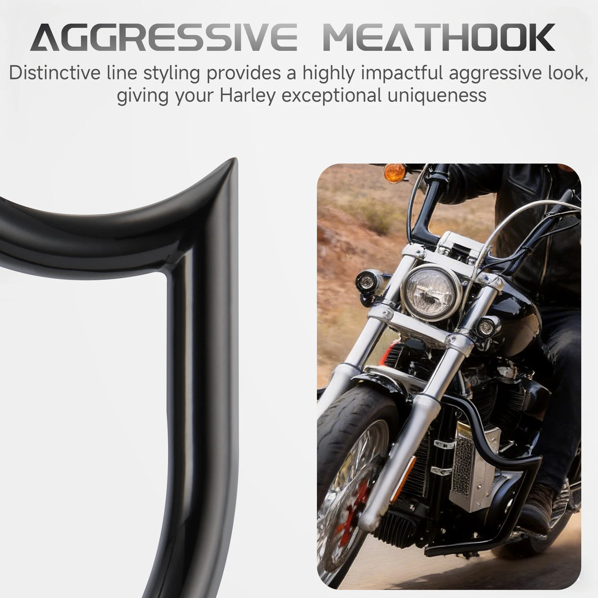 Barre de Protection Moteur "Meathook" 1.25" - Harley-Davidson Softail 2018-Up – photo 6/6