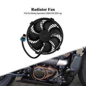 Ventilateur de radiateur noir pour Harley-Davidson Sportster S - vue 1