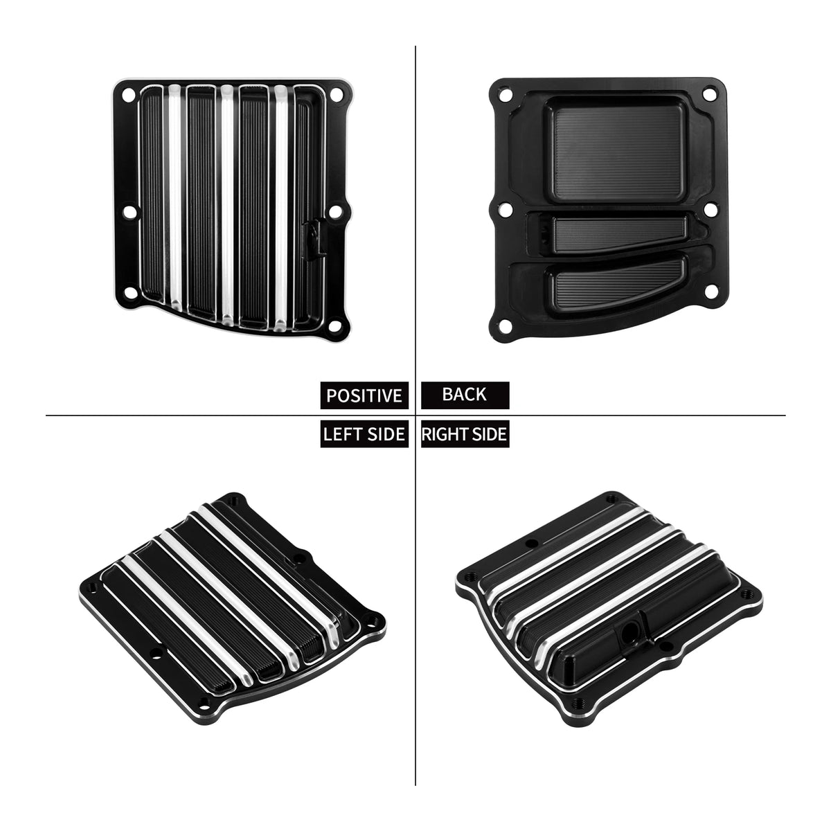 Couvercle supérieur de boîte de vitesse pour Harley Touring et Softail M8 - vue 2