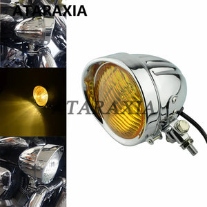 Phare rétro 4,5 pouces pour Harley bobber chopper - vue 9