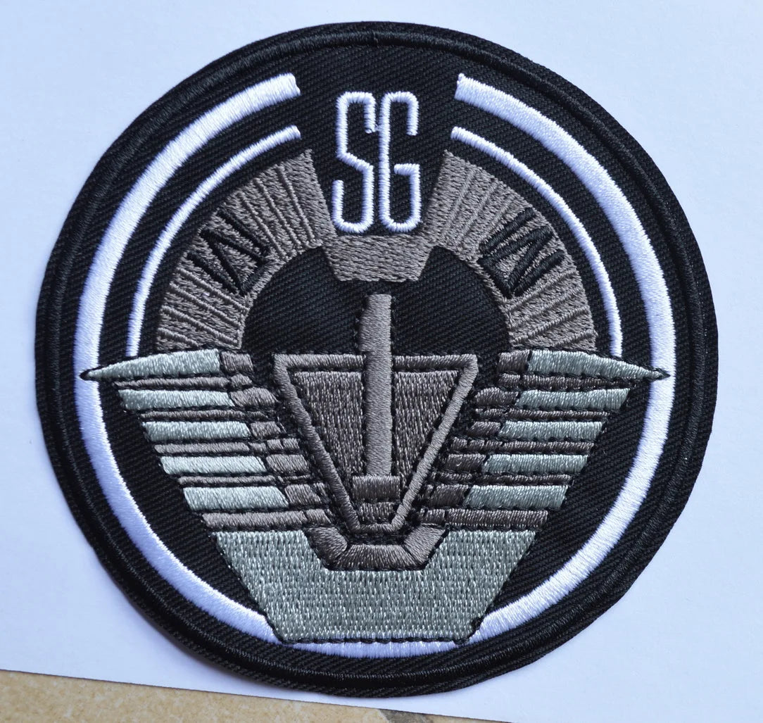 Écusson brodé logo Stargate SG-1 à repasser, environ 10 cm - vue 3
