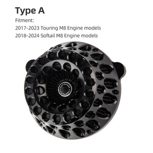 Air cleaner CNC aluminium pour Harley Touring Softail M8 - vue 7