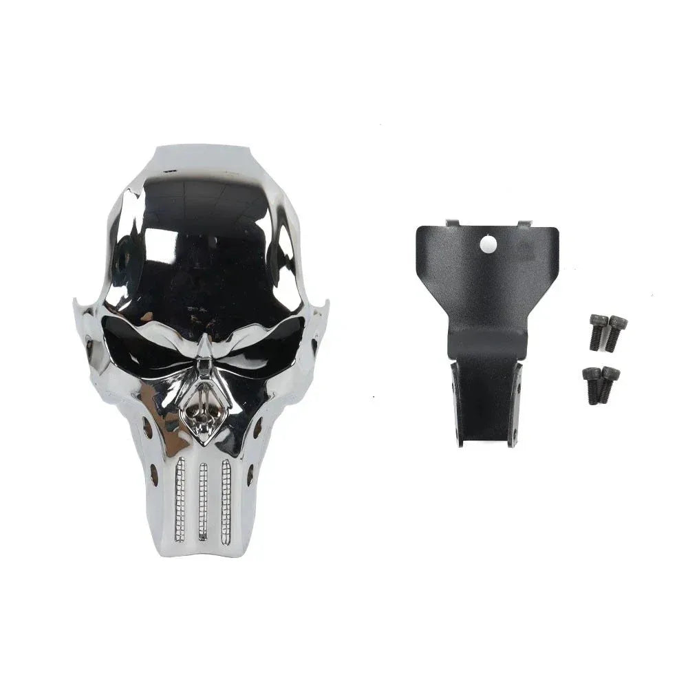 Cache latéral moteur design tête de mort (Coil Cover) - Harley-Davidson M8 117/121, Softail 2018 et plus – photo 7/8