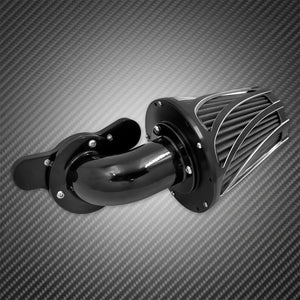 Kit Filtre à Air Noir en Aluminium - Harley-Davidson Sportster, Dyna, Softail et Touring – photo 6/10