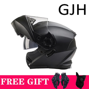 Casque moto modulable style adventure noir - vue 14