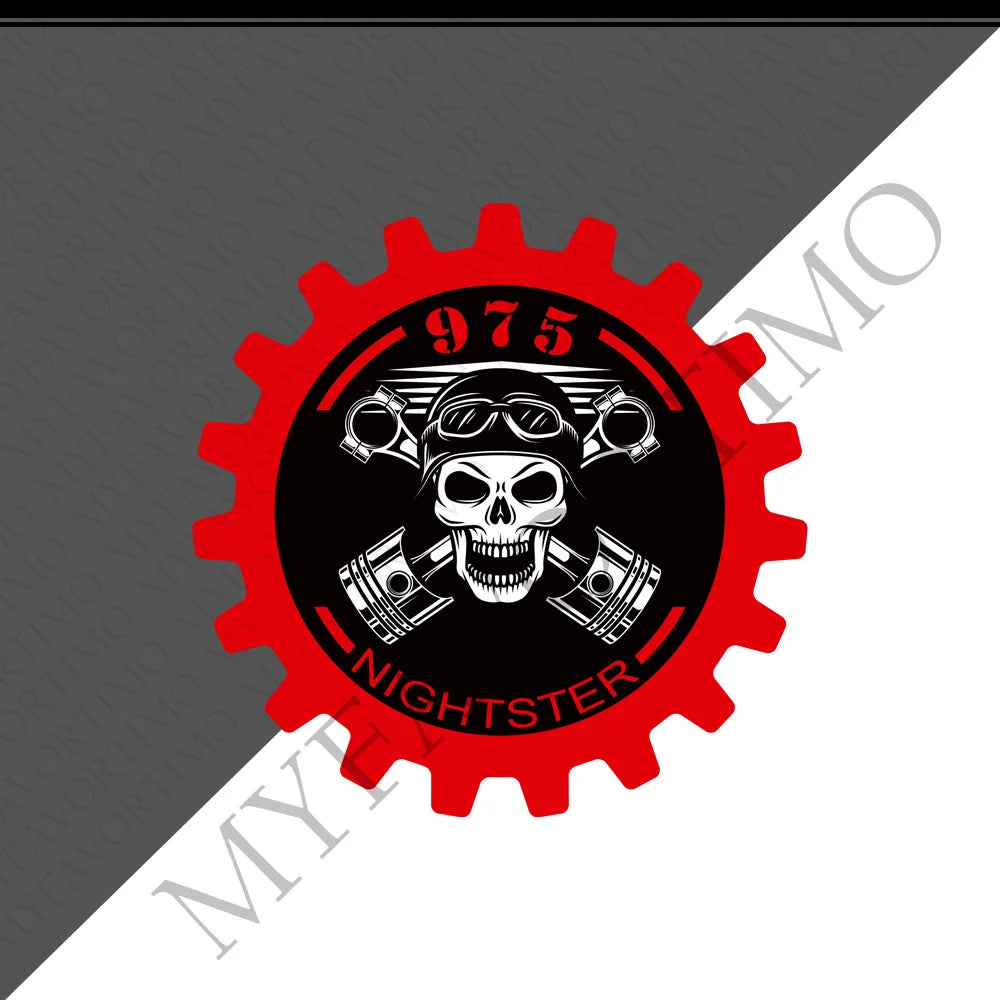 Autocollant décoratif sur réservoir de Harley Nightster - vue 31