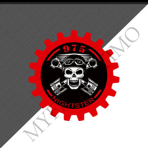 Autocollant décoratif sur réservoir de Harley Nightster - vue 31