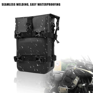Sacoche noire pour barre de protection moto - vue 7