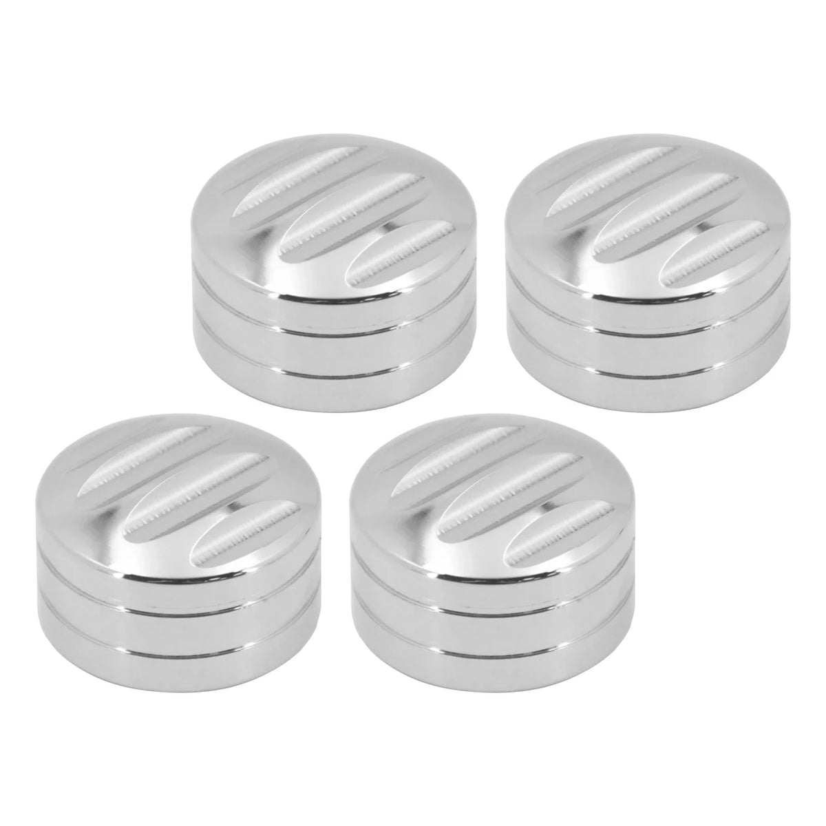 Lot de caches noir et chrome pour vis de culasse moteur Harley - vue 7