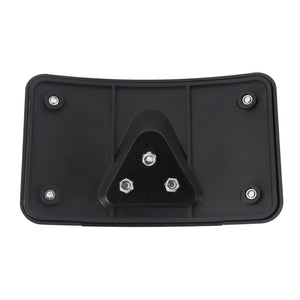 Support de plaque d'immatriculation moto incurvé noir - vue 8