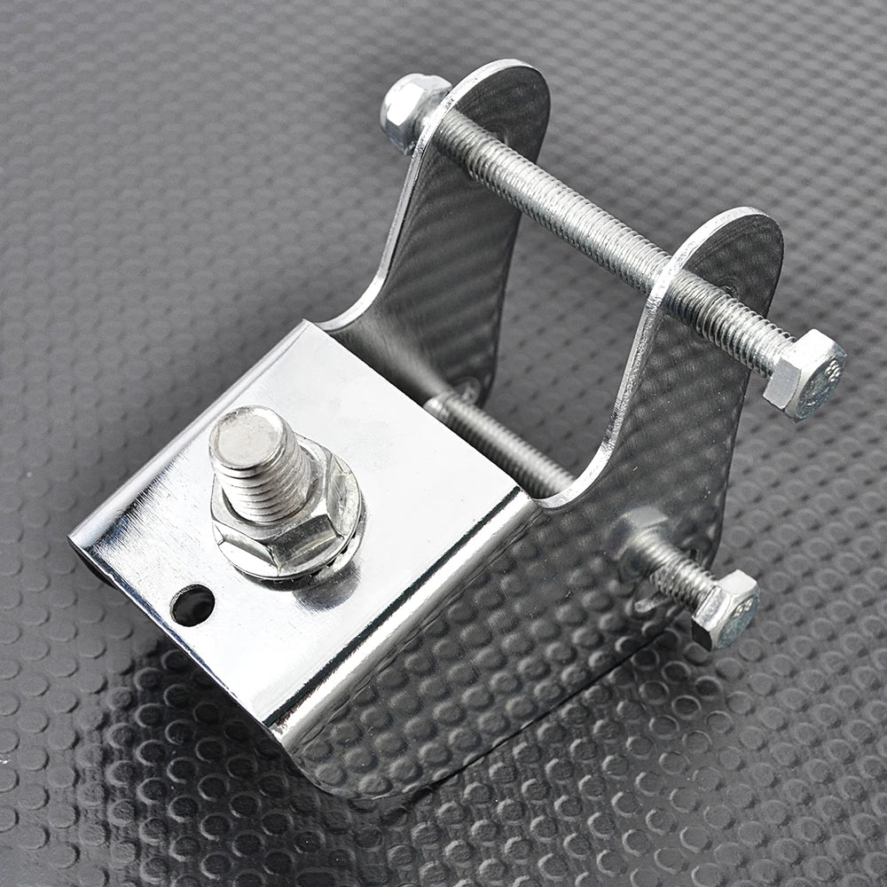 Support inférieur de phare chromé pour Harley - vue 1