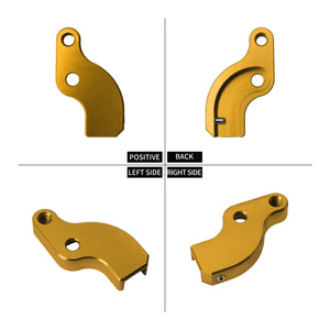 Booster de levier de vitesse doré en aluminium pour Harley-Davidson M8 - vue 4