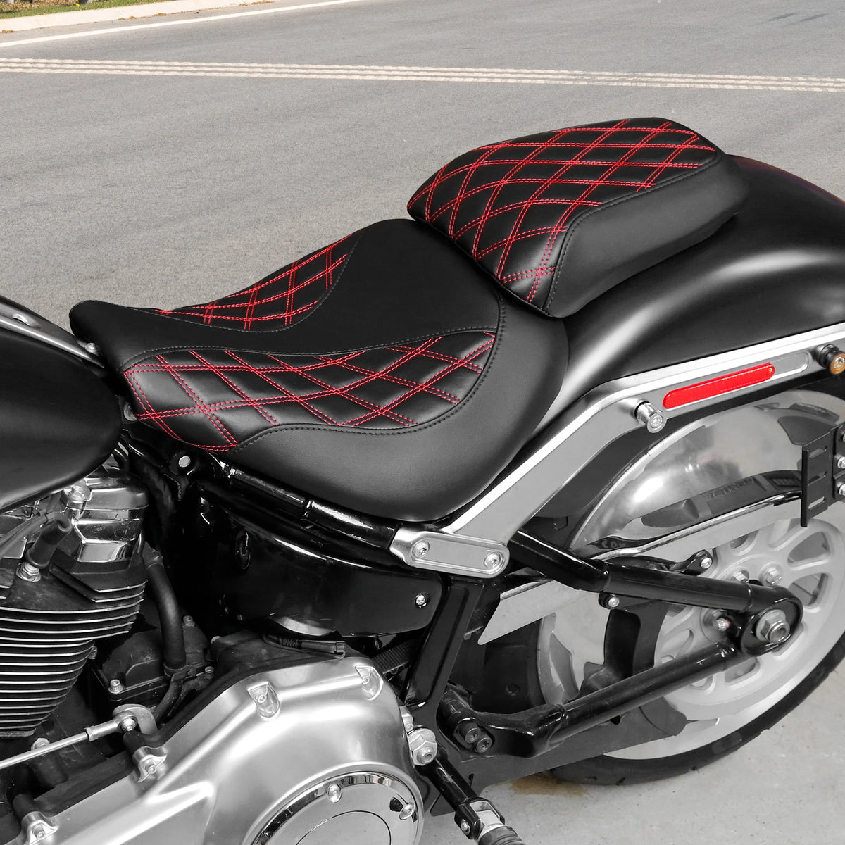 Selle conducteur/passager pour Harley-Davidson Fat Boy FLFB 114 / FLFBS (2018-2025)