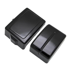 Caches latéraux de batterie pour Harley Dyna - vue 8