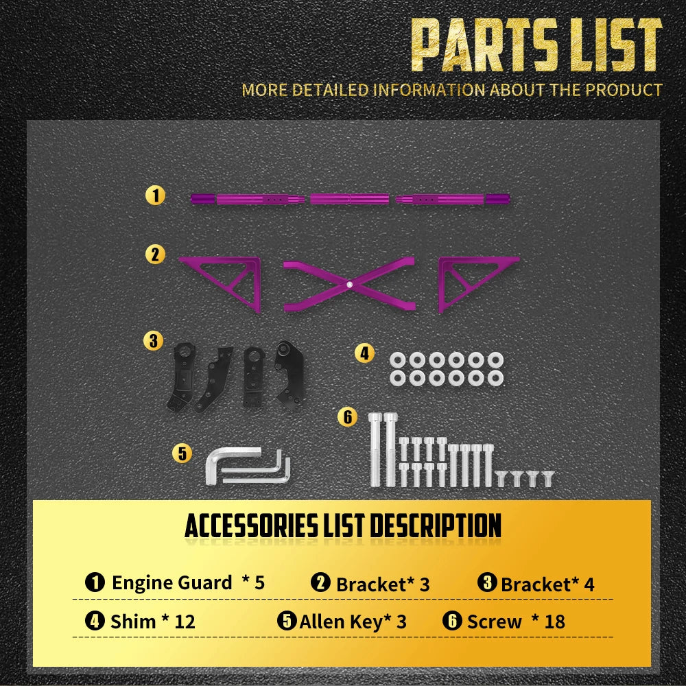 Barre de Protection Moteur Avant Colorée (Crash Bar) - Harley-Davidson Softail Street Bob & Low Rider 2018-2025 – photo 5/10