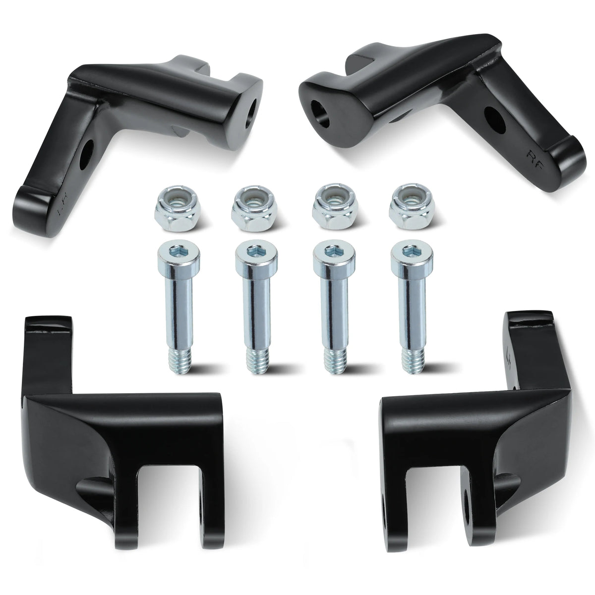 Supports de déport des marchepieds conducteur pour Harley-Davidson Touring Electra Glide, Road Glide, Freewheeler 2014-2023 – photo 1/8