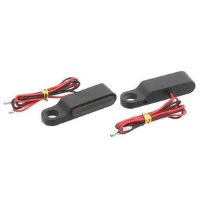 Mini clignotants LED de guidon avec feu de position ambré pour moto Harley-Davidson - vue 3