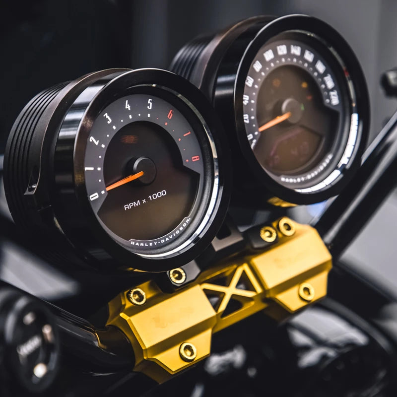 Support de Relocalisation de Compteurs (Gauge Bucket) Réglable - Harley-Davidson Softail Low Rider S 2020-2024 – photo 3/16