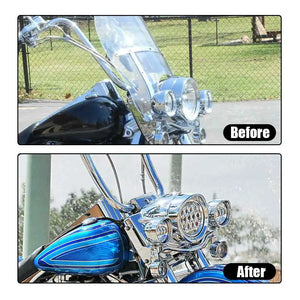 Cerclages de phare et feux additionnels pour Harley Touring - vue 6