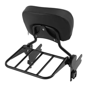 Dossier sissy-bar amovible avec porte-bagages pour Harley Touring - vue 5