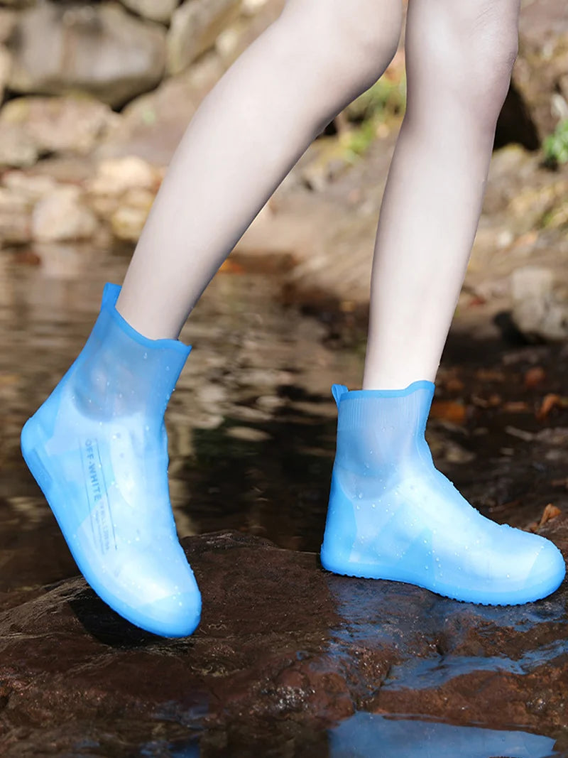 Couvre-chaussures imperméables en silicone montants - vue 4