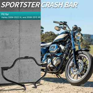 Barre de Protection Moteur avec Repose-Pieds (Crash Bar) - Harley-Davidson Sportster XL 1200/883 2004-2022 et XR 2008-2013 – photo 2/6