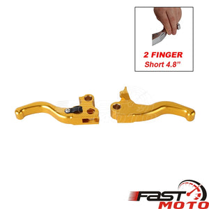Paire de leviers de frein et d'embrayage noirs pour moto Harley-Davidson Dyna - vue 8