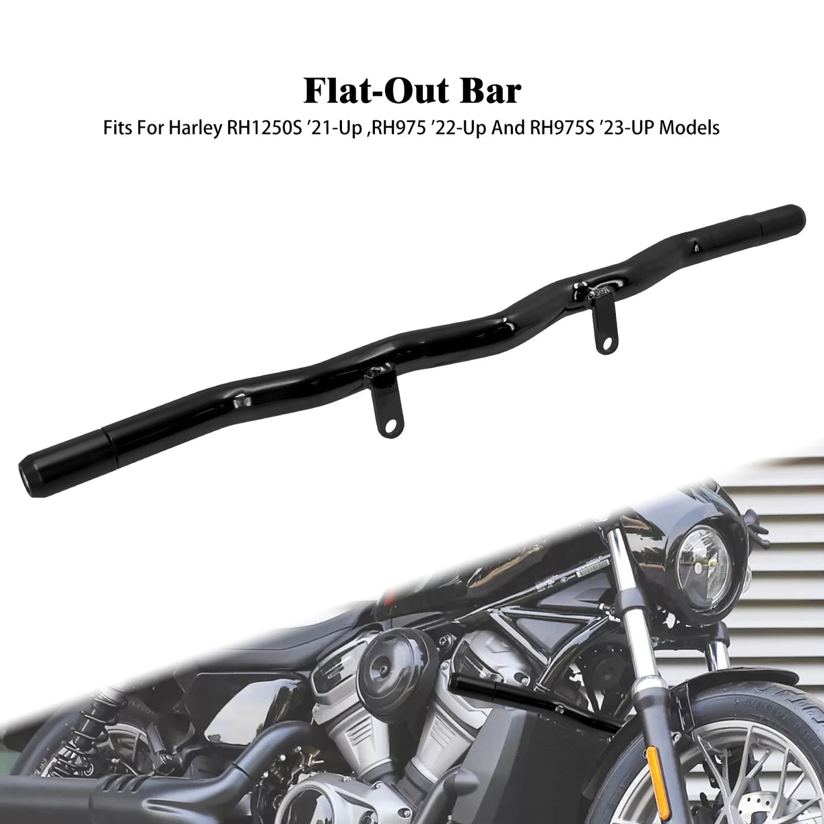 Barre de protection moteur noir brillant pour Harley-Davidson Sportster S - vue 7