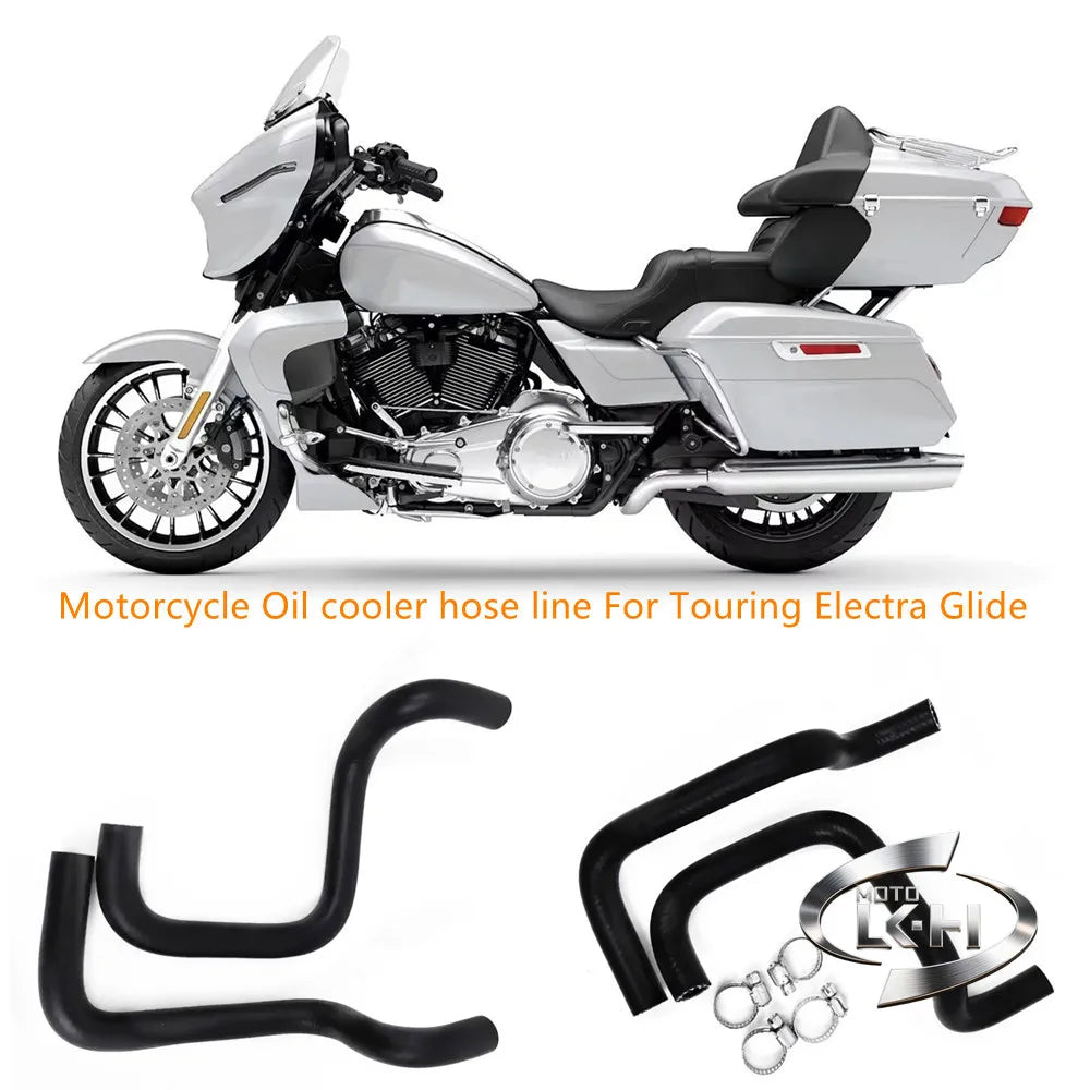 Durite de radiateur d'huile pour Harley-Davidson Touring Electra Glide Ultra, Street Glide, Road King, Tri Glide Ultra 2011-2016