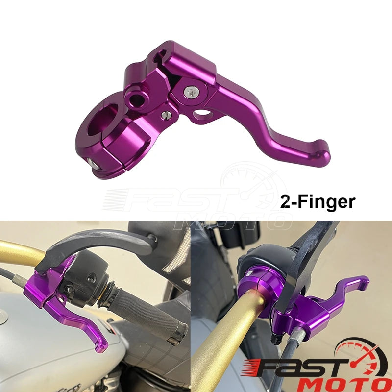 Levier d'embrayage chromé en aluminium pour moto Harley-Davidson Dyna - vue 9