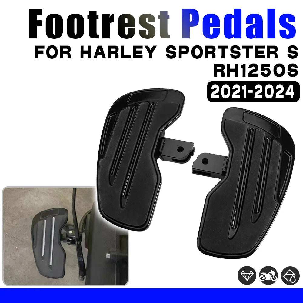 Plancher pilote (floorboard) avant élargi pour Harley-Davidson Sportster S RH1250S / RH1250 (2021-2024) – photo 1/6
