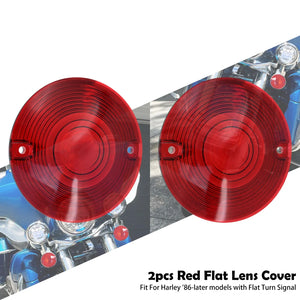 Cabochons de clignotants plats pour Harley Touring Softail - vue 9