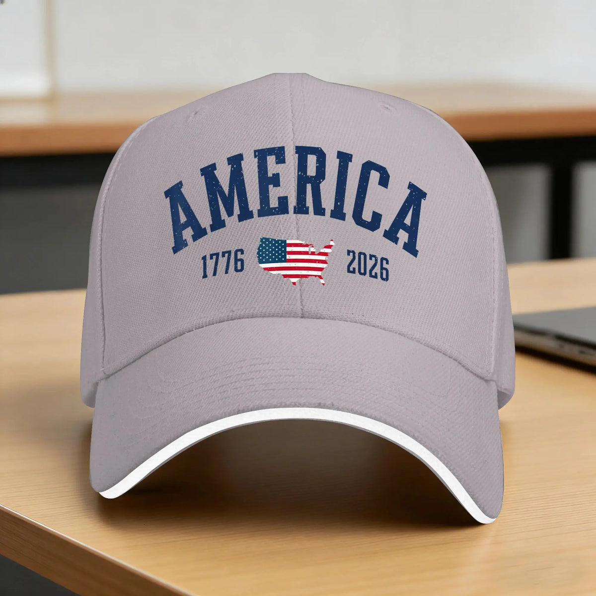 Casquette au motif drapeau américain vintage - vue 8