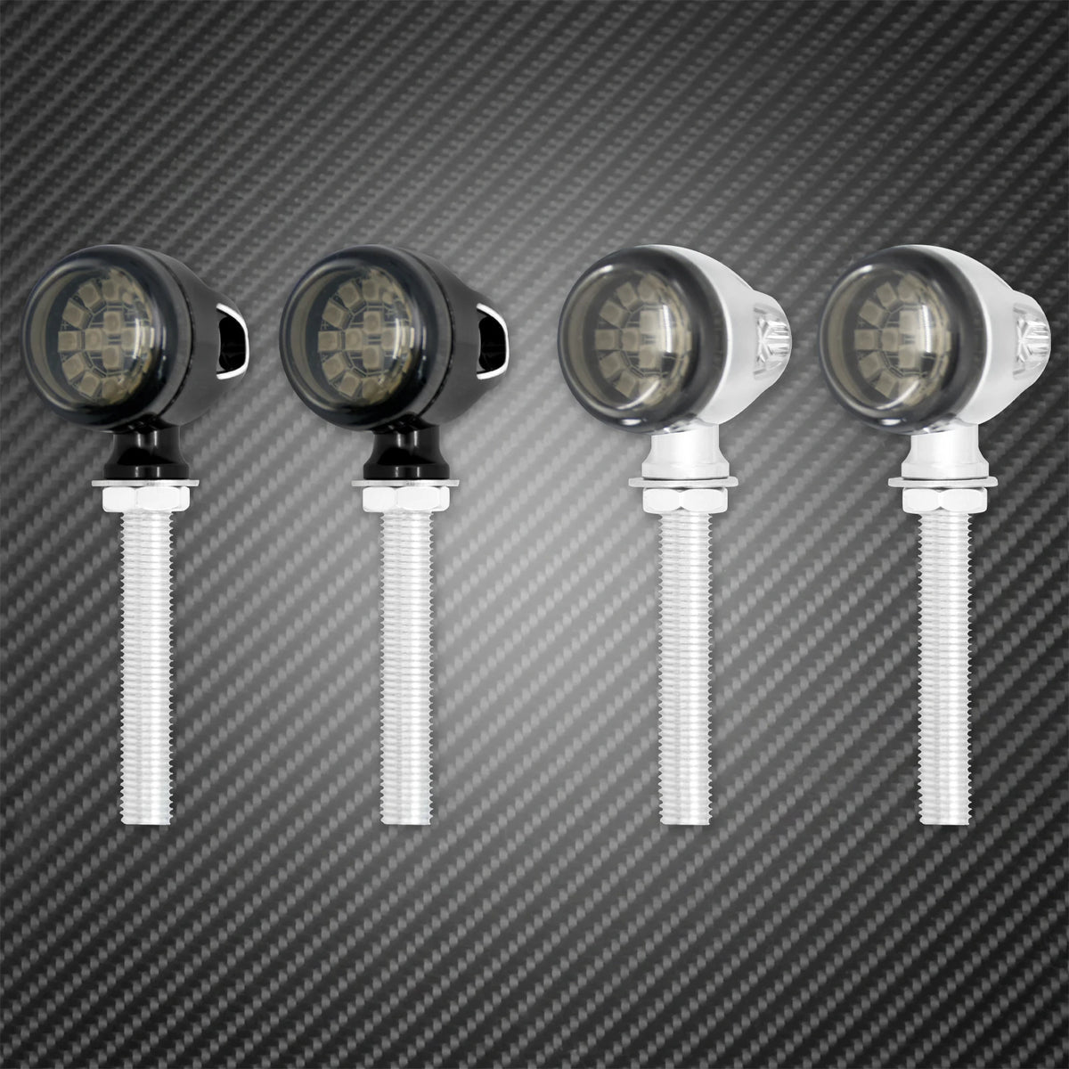 Clignotants/feux stop LED universels style bullet - Harley Softail, Touring, Dyna, Sportster XL 883, 1200 – photo 3/8