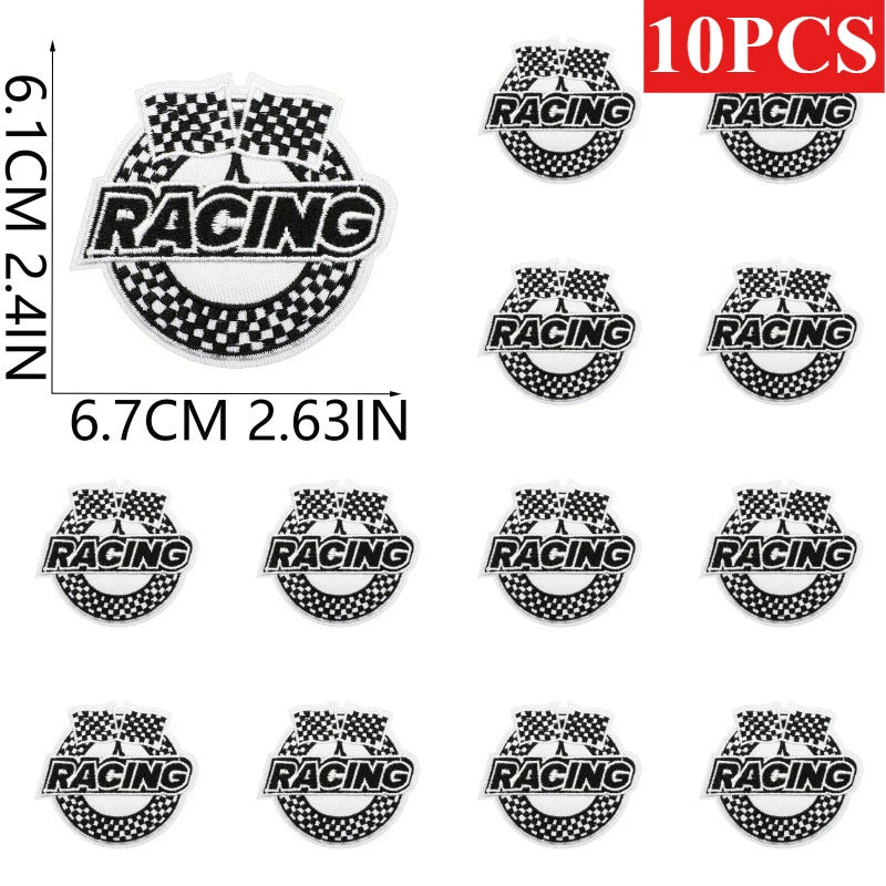 Lot d'écussons brodés course automobile - vue 14