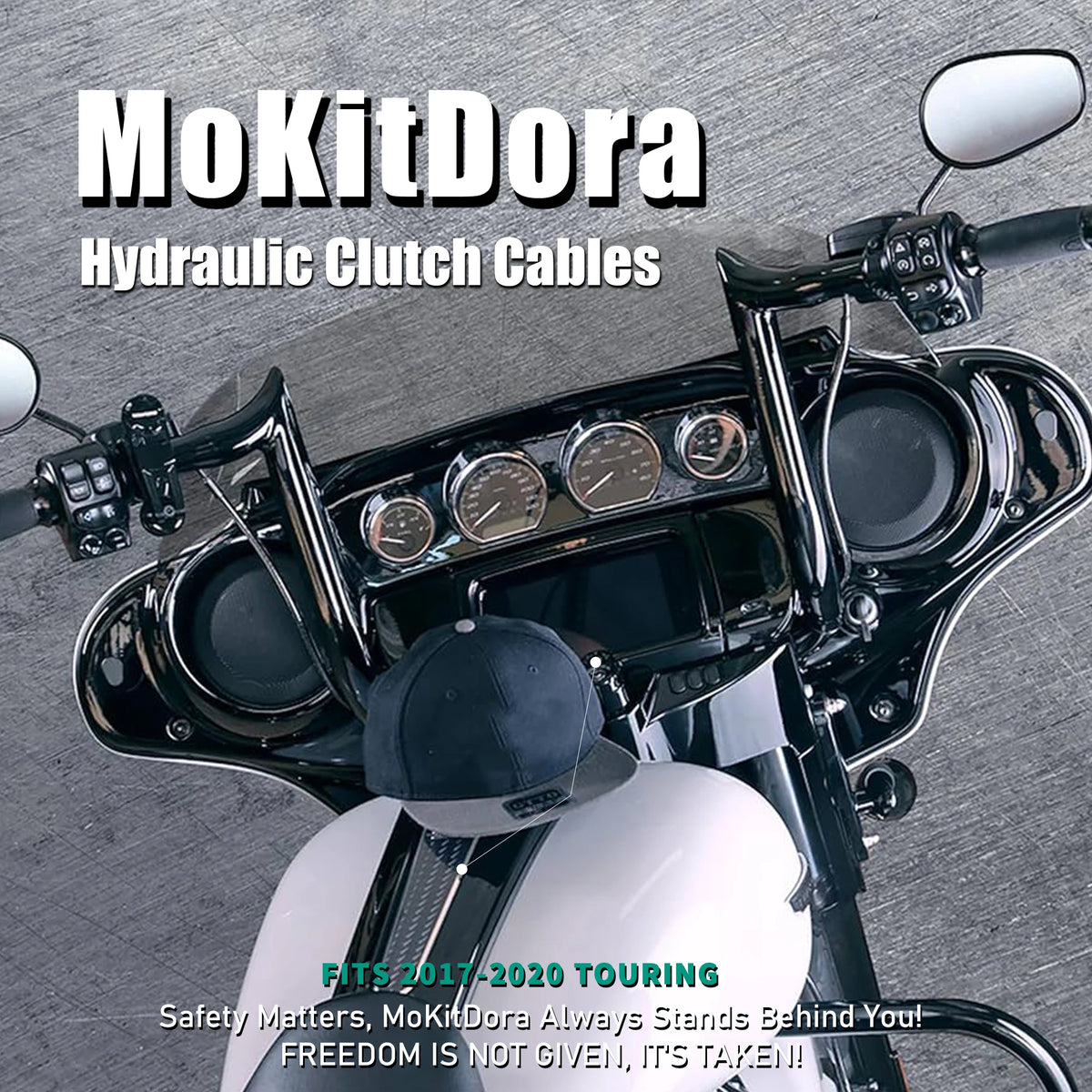 Câble d'Embrayage Hydraulique Tressé (10-12\") - Harley-Davidson Touring 2017-2020 – photo 2/8